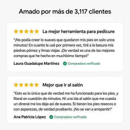 Satín 2 Pro: talones de seda en 2 pasos